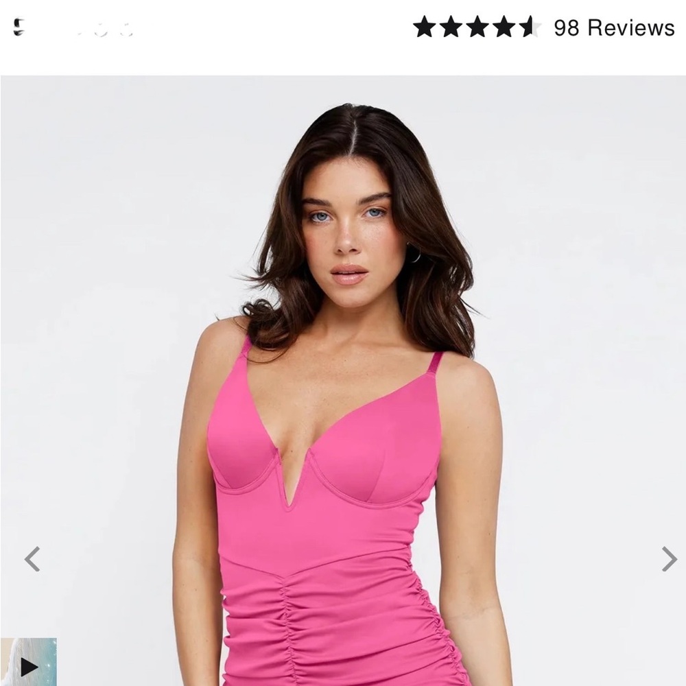 Blue tag built in shapewear bodycon